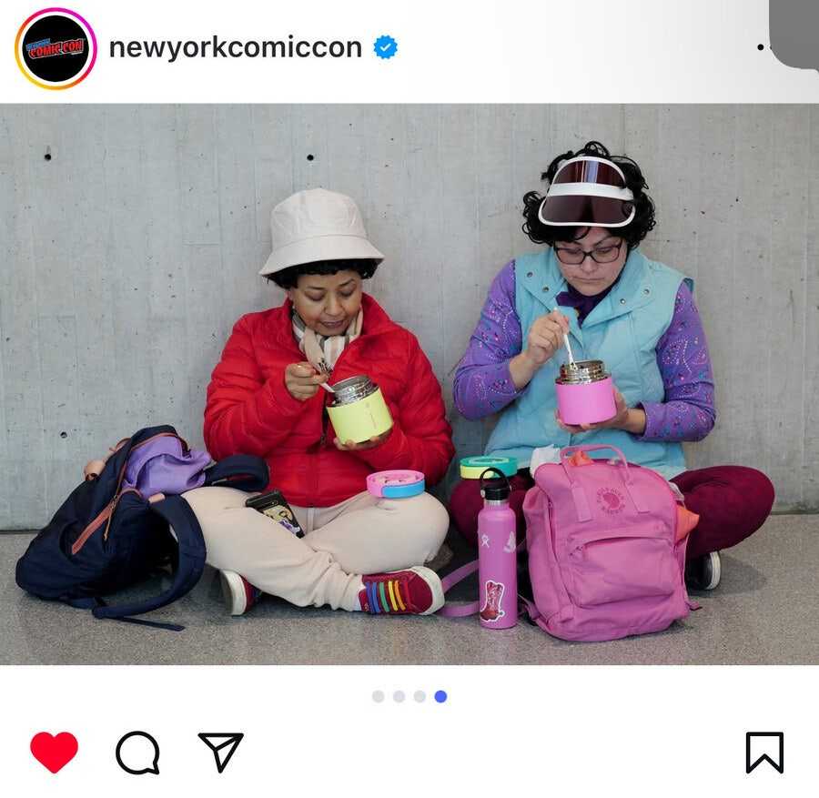 뉴욕 코믹콘에 나타난 코스프레